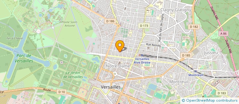 localisation de l'entreprise SCI REVERT à VERSAILLES