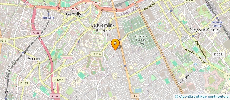 localisation de l'entreprise SCI REVERY à LE KREMLIN-BICETRE