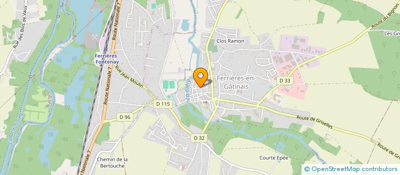 localisation de l'entreprise SCI REVES DE BRETAGNE à FERRIERES-EN-GATINAIS