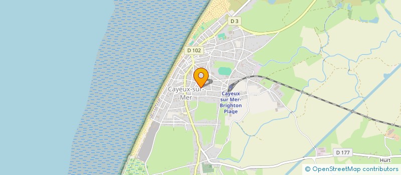 localisation de l'entreprise SCI REVES EN BORD DE MER à CAYEUX-SUR-MER
