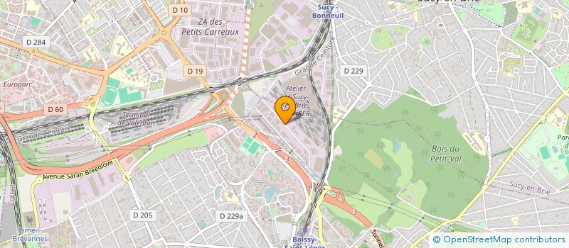 localisation de l'entreprise SCI REVEUR à BOISSY-SAINT-LEGER