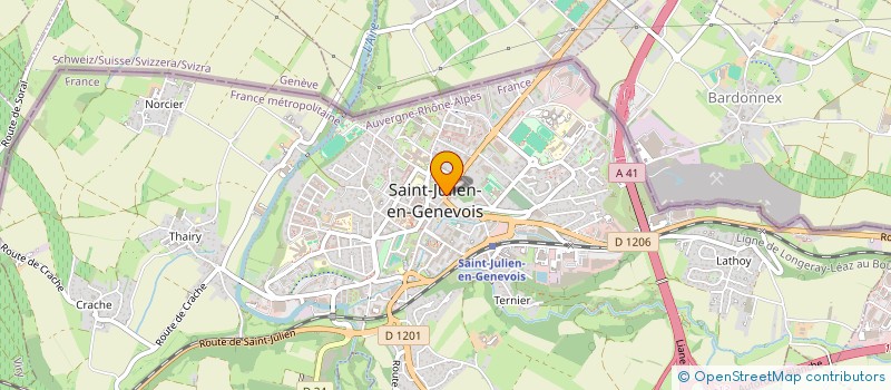 localisation de l'entreprise SCI REVILLARD CARDINAUX à GAILLARD