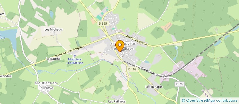 localisation de l'entreprise SCI REVILLON LES CAMELIAS à SAINT-SAUVEUR-EN-PUISAYE