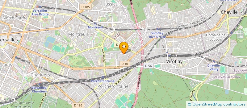 localisation de l'entreprise SCI REVIM à VERSAILLES