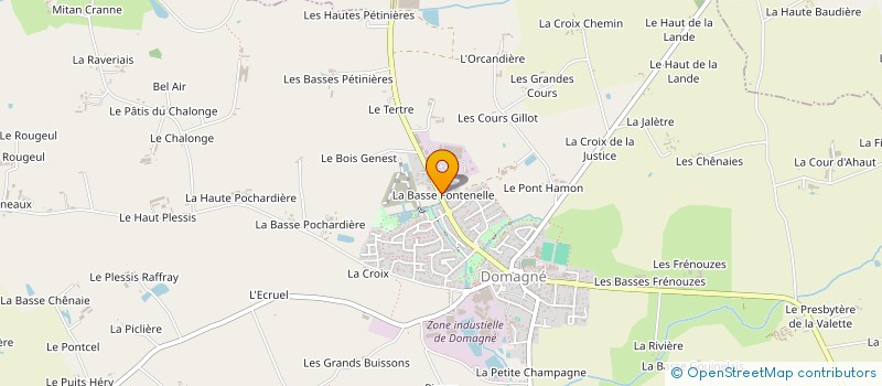 localisation de l'entreprise SCI REVIPA  DOMAGNE