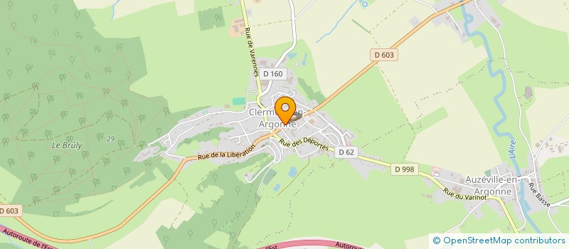 localisation de l'entreprise SCI REVIRA à CLERMONT-EN-ARGONNE