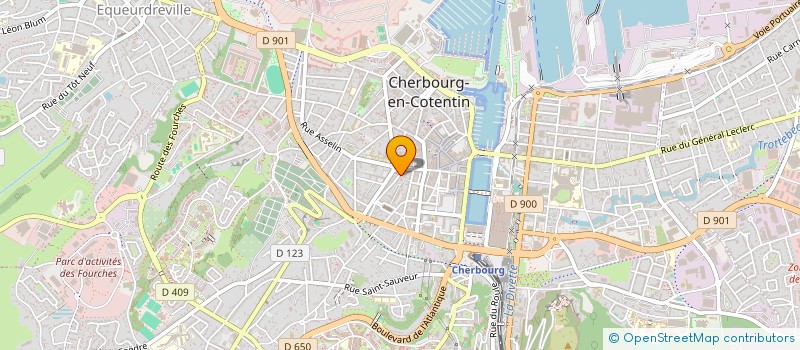 localisation de l'entreprise SCI REVOLUTION à CHERBOURG-EN-COTENTIN