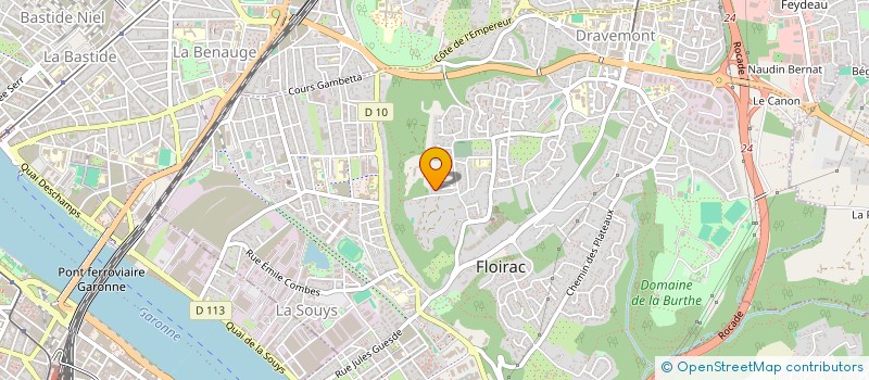 localisation de l'entreprise SCI REVSO  FLOIRAC