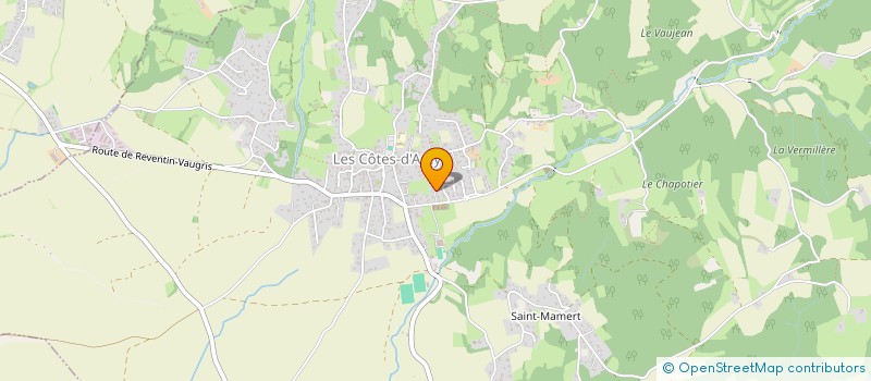 localisation de l'entreprise SCI REWAS  LOIRE-SUR-RHONE