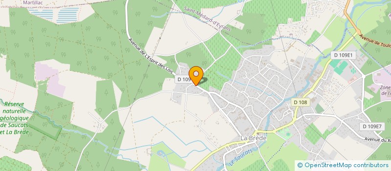 localisation de l'entreprise SCI REWASOL  LA BREDE