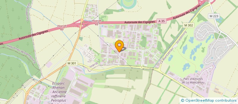 localisation de l'entreprise SCI REWO  HRDT