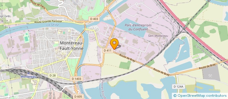 localisation de l'entreprise SCI REWO à MONTEREAU-FAULT-YONNE