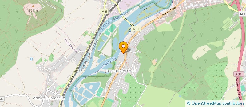 localisation de l'entreprise SCI REX  JOUY-AUX-ARCHES