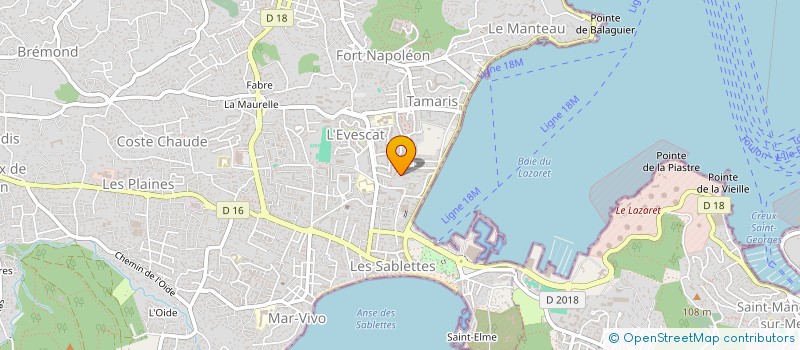 localisation de l'entreprise SCI REX LES CHANTERELLES à LA SEYNE SUR MER