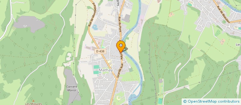 localisation de l'entreprise SCI REXAM  MATHAY