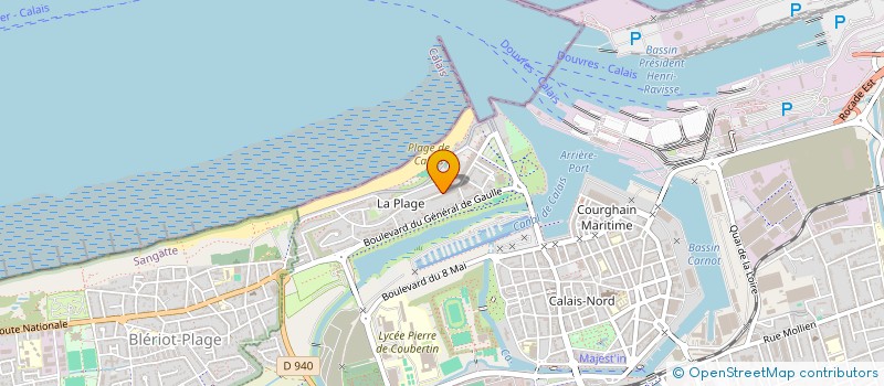 localisation de l'entreprise SCI REXPOUNEUVILLE  CALAIS