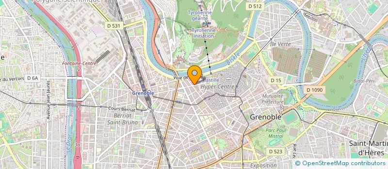 localisation de l'entreprise SCI REY  GRENOBLE