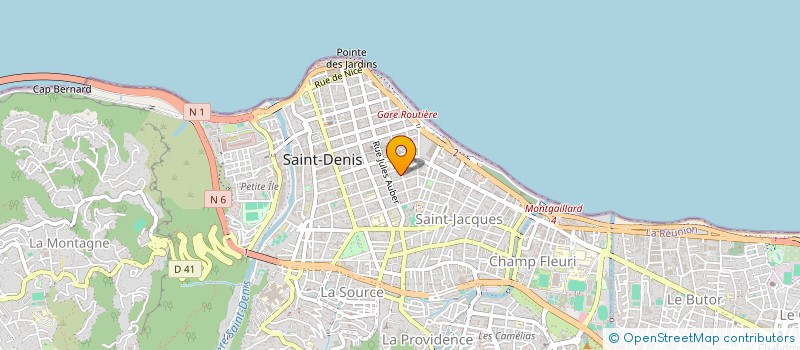 localisation de l'entreprise SCI REYANA à SAINT-DENIS