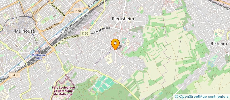 localisation de l'entreprise SCI REYEM  RIEDISHEIM