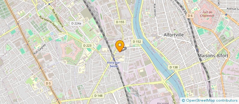 localisation de l'entreprise SCI REYES BRIAND  VITRY-SUR-SEINE