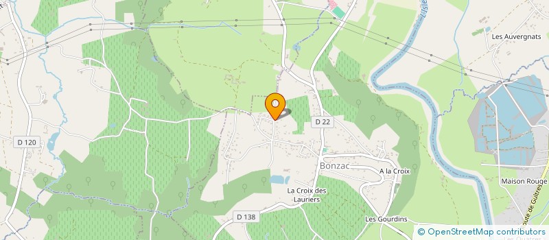 localisation de l'entreprise SCI REYGADE  BONZAC