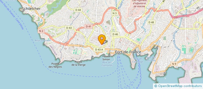 localisation de l'entreprise SCI REYMA à FORT-DE-FRANCE