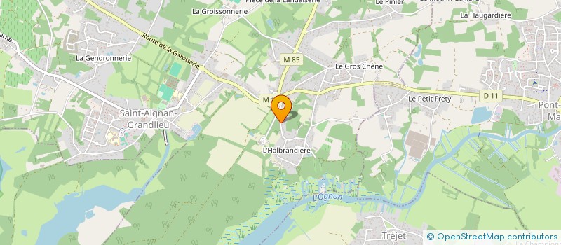 localisation de l'entreprise SCI REYMAN  SAINT-AIGNAN-GRANDLIEU