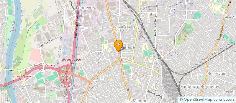 localisation de l'entreprise SCI REYMOND à TOULOUSE