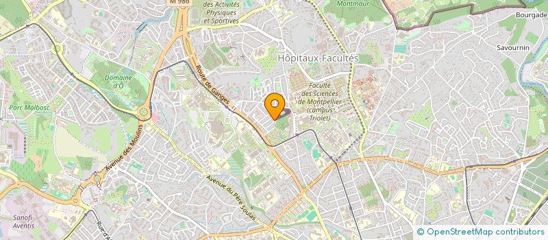 localisation de l'entreprise SCI REYNALCO à MONTPELLIER