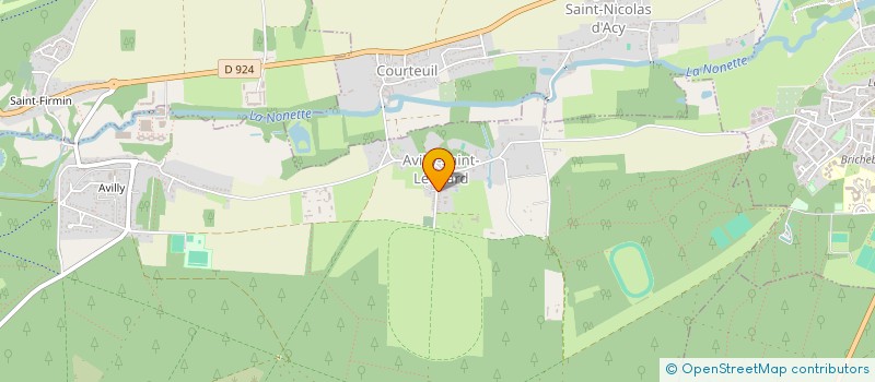 localisation de l'entreprise SCI REYNIER  AVILLY-SAINT-LEONARD