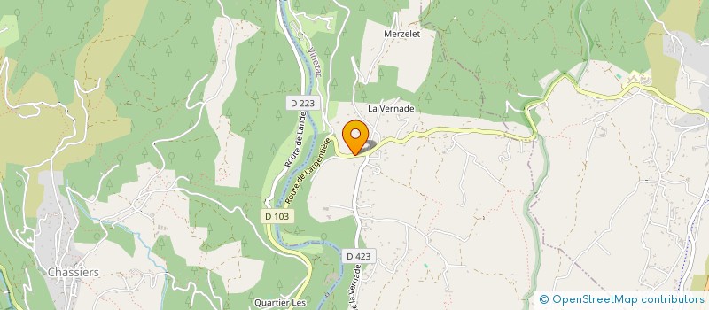 localisation de l'entreprise SCI REYNOIRD  VINEZAC