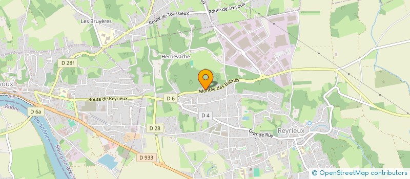localisation de l'entreprise SCI REYRIEUX à REYRIEUX