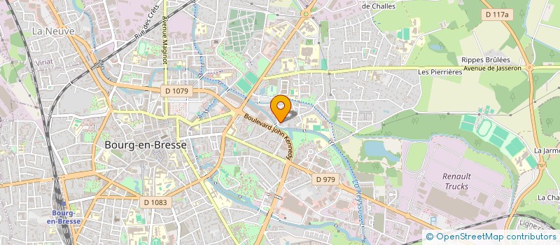 localisation de l'entreprise SCI REYSSOUZE 18 à BOURG-EN-BRESSE