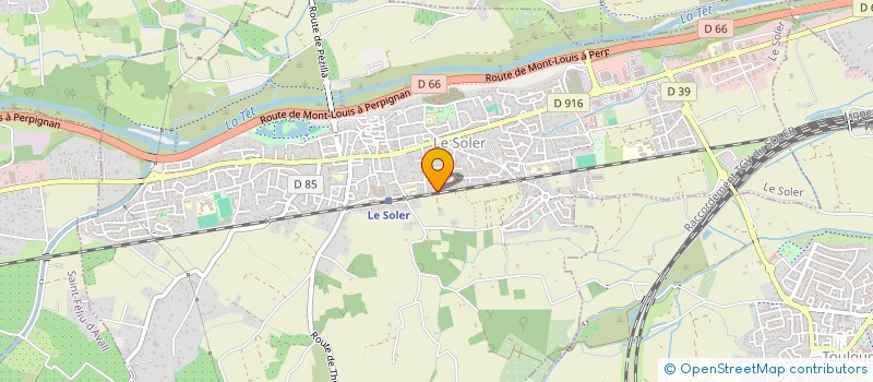 localisation de l'entreprise SCI REYV  LE SOLER