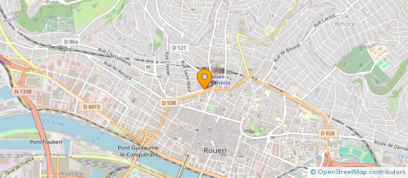 localisation de l'entreprise SCI REYVAL à ROUEN