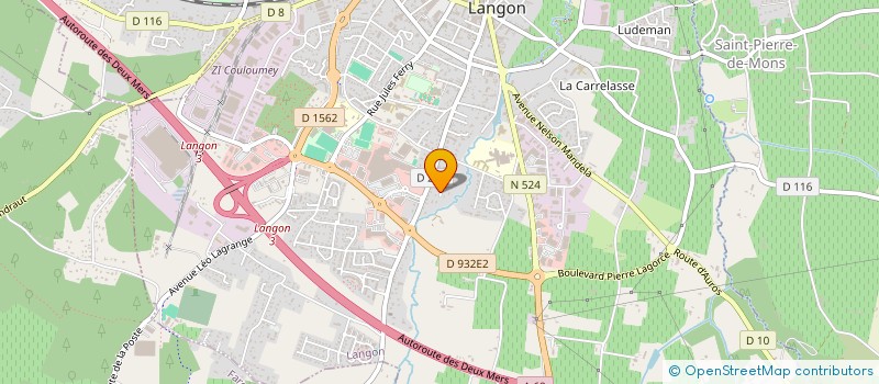 localisation de l'entreprise SCI REZE AD  CASTETS ET CASTILLON