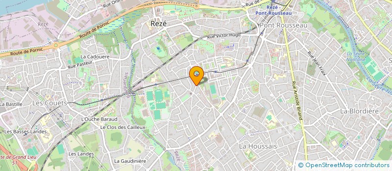 localisation de l'entreprise SCI REZEDA  REZE