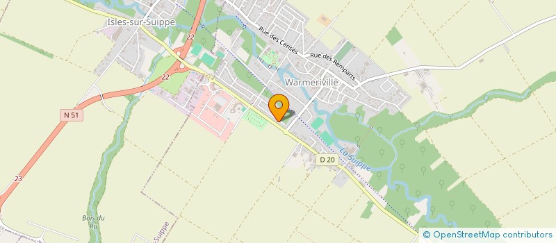 localisation de l'entreprise SCI REZGUI à WARMERIVILLE