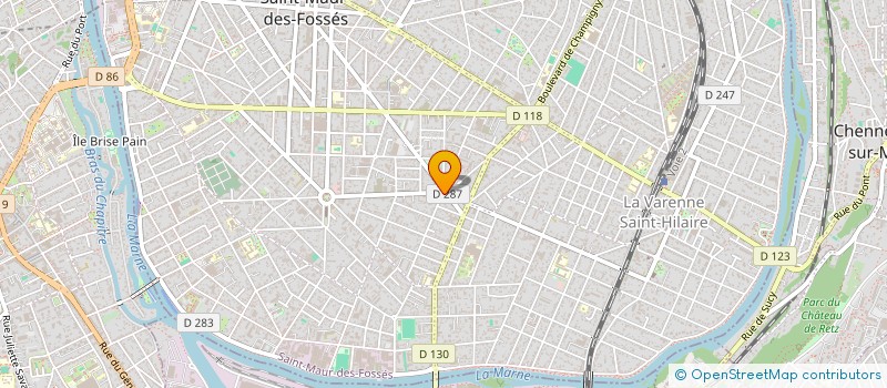 localisation de l'entreprise SCI REZIDOR IMMOBILIER à SAINT-MAUR-DES-FOSSES