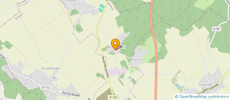 localisation de l'entreprise SCI REZOE  LA CHAPELLE-DU-BOIS-DES-FAULX