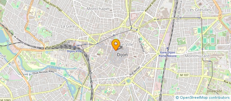 localisation de l'entreprise SCI RF 56 à DIJON