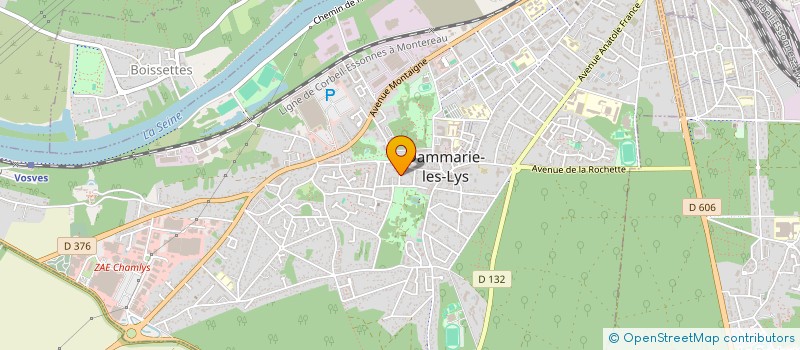 localisation de l'entreprise SCI RF IMMO à DAMMARIE-LES-LYS