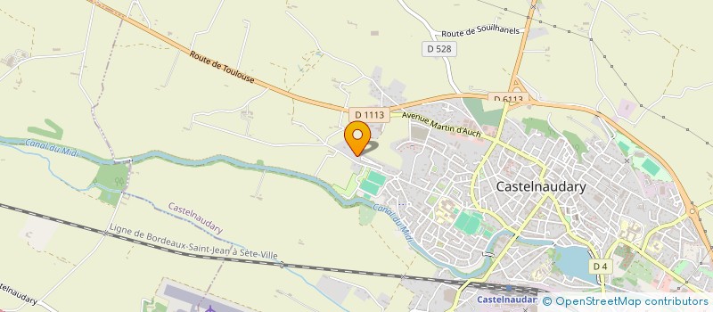 localisation de l'entreprise SCI RF IMMOBILIER  CASTELNAUDARY