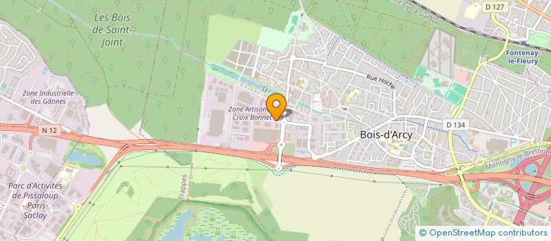 localisation de l'entreprise SCI RF2B  BOIS-D'ARCY