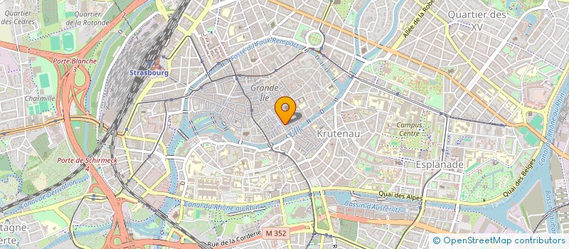 localisation de l'entreprise SCI RF2M  STRASBOURG