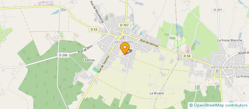 localisation de l'entreprise SCI RFA  NOYANT-VILLAGES