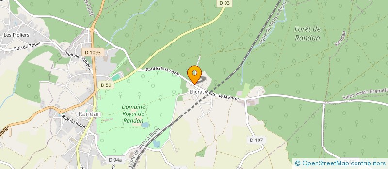 localisation de l'entreprise SCI RFBG  VILLENEUVE-LES-CERFS