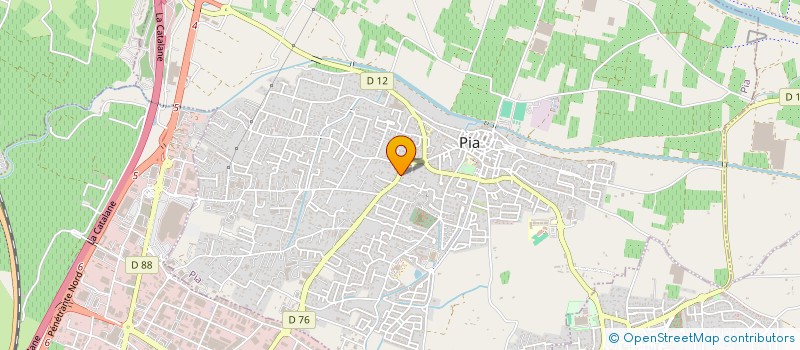 localisation de l'entreprise SCI RFCL  PIA