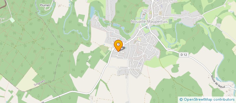 localisation de l'entreprise SCI RFDAM  NOUAILLE-MAUPERTUIS