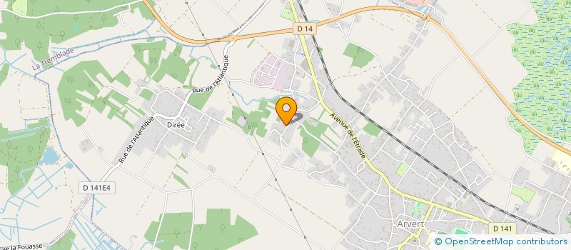 localisation de l'entreprise SCI RFL  LA TREMBLADE